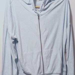 Ron Jon Surf Shop light blue terrycloth Hoodie Juniors size Large
